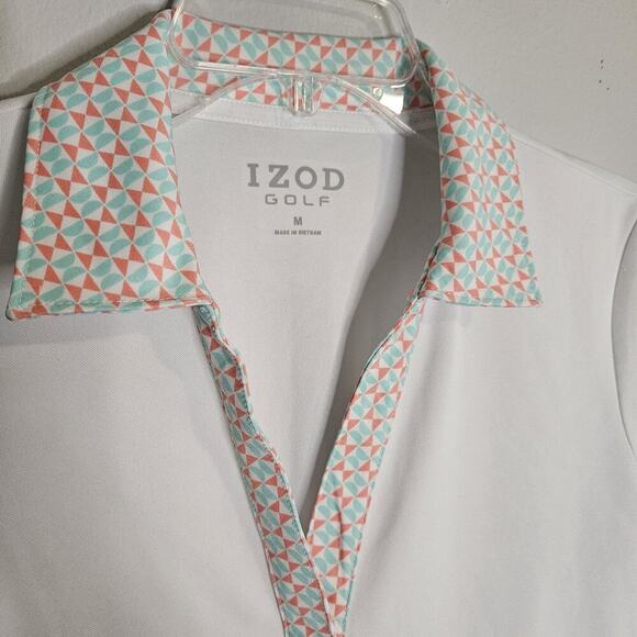 Women’s IZOD Stretch Golf Matching Skort and Shirt Set 6/M Pink Blue White NWOT - Picture 12 of 16